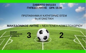 Νίκη για την ομάδα μας