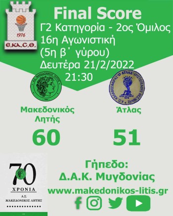 makedonikos litis atlas 2021 2022