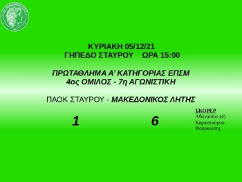 paok stavrou makedonikos litis 2021 2022
